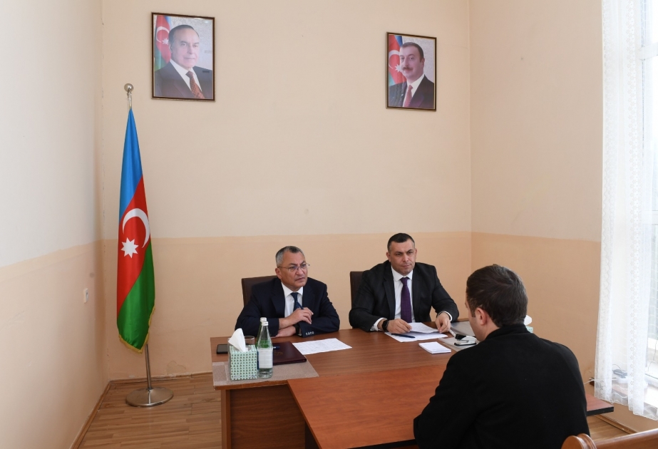 Oğuzda vətəndaşların müraciətləri dinlənilib