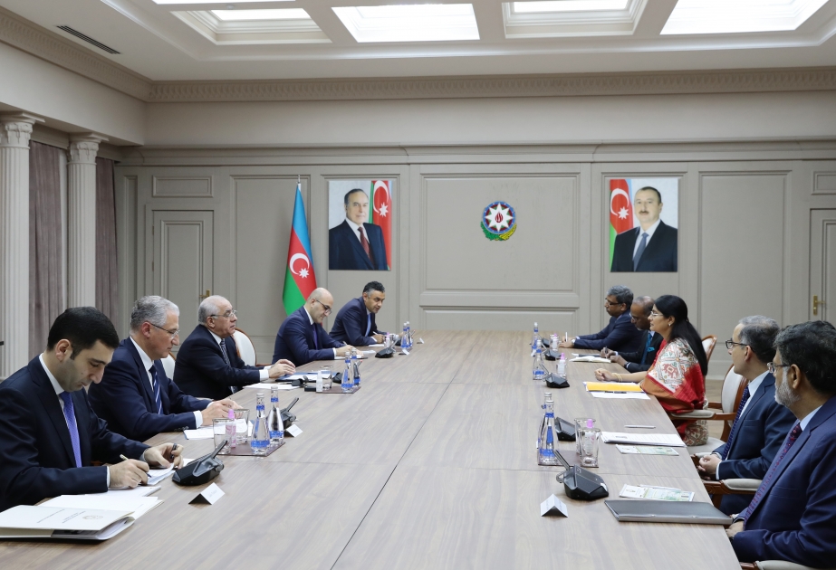 Azerbaijani PM meets with Indian Minister of State for Commerce & Industry