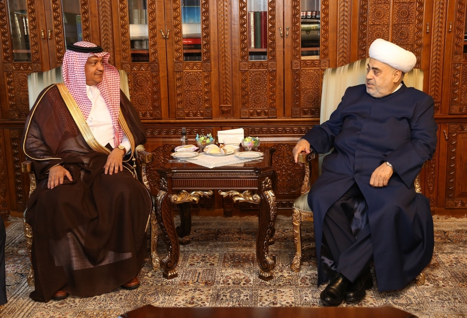 رئيس إدارة مسلمي القوقاز يلتقي بسفير السعودية الجديد