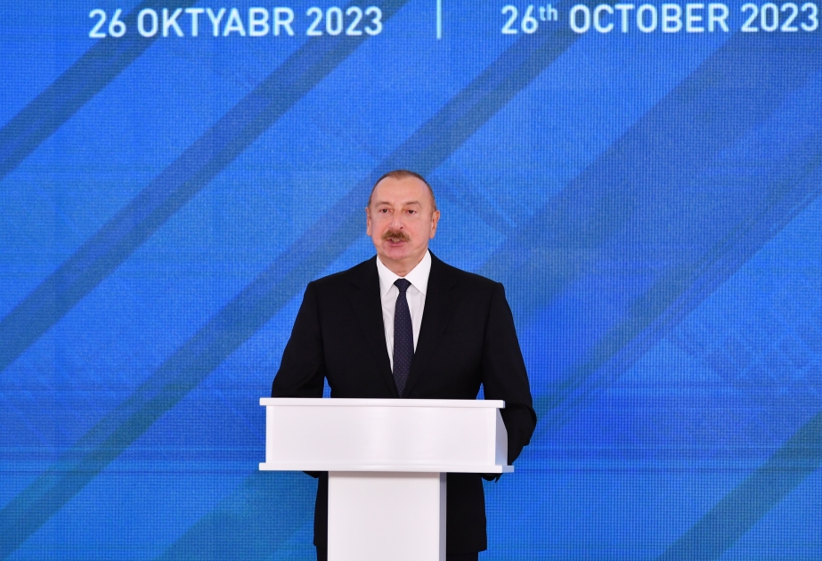 Президент Ильхам Алиев: Открытие Гарадагской солнечной электростанции является выдающимся событием