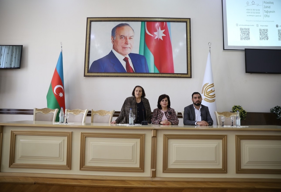 “Təşviş pozuntularına qarşı psixoloji işin aparılması proqramı” - tələbələrlə görüş