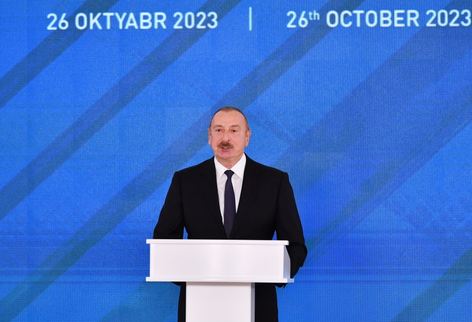 Präsident Ilham Aliyev: Inbetriebnahme der Solarkraftwerkes Garadag ist ein denkwürdiges Ereignis unserer Geschichte