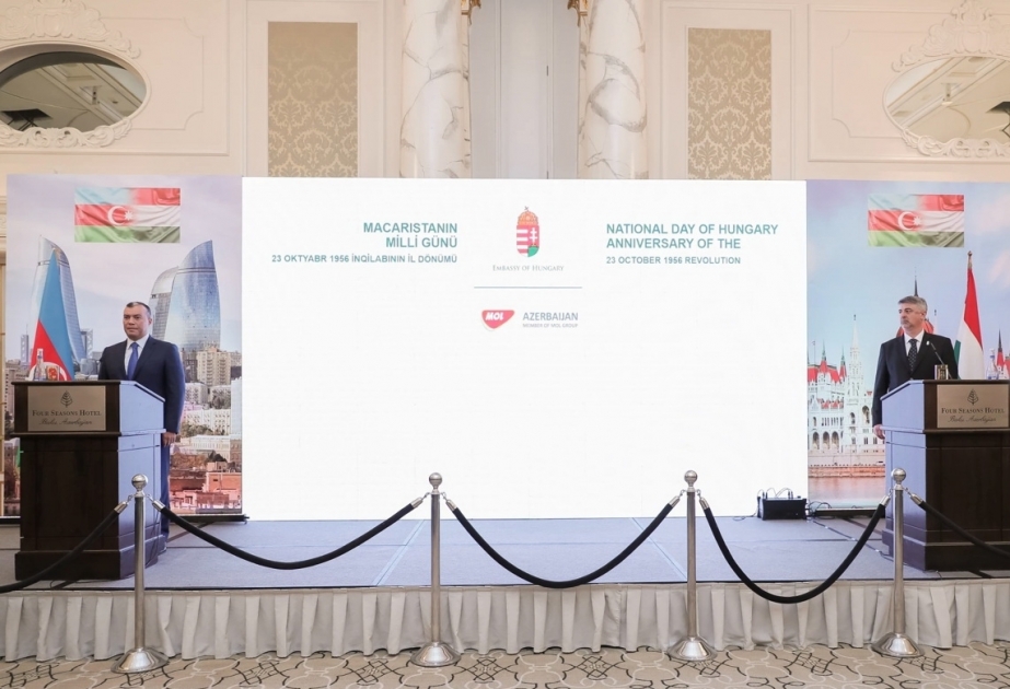 Baku hosts official reception marking National Day of Hungary