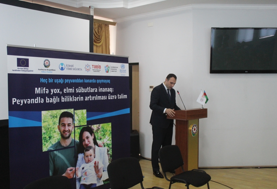 Şirvanda peyvəndlə bağlı məlumatlılığın artırılması məqsədilə təlim keçirilib YENİLƏNİB