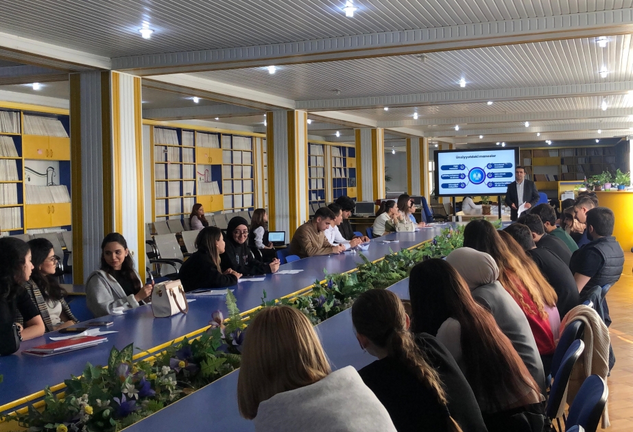 Dövlət Məşğulluq Agentliyi BDU tələbələri üçün növbəti infosessiya təşkil edib