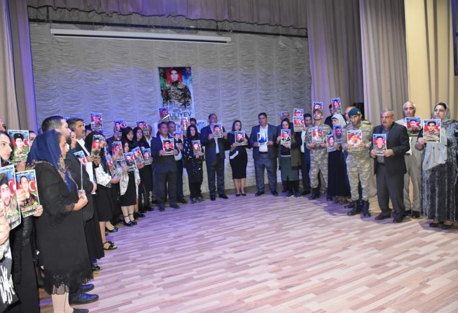 İmişlidə şəhid Əli Quliyevin xatirəsi "Sədaqətim şərəfimdir" adlı tədbirlə anılıb