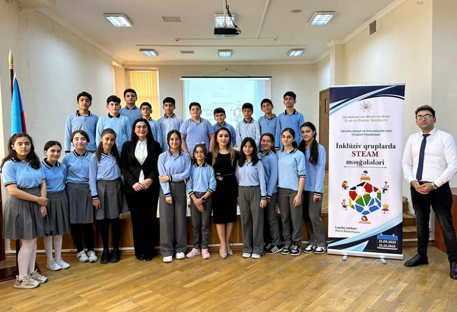 “İnklüziv qruplarda STEAM məşğələləri” layihəsi təqdim olunub
