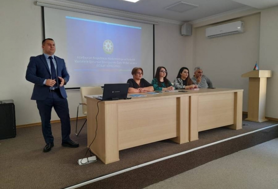 Sabunçu rayonunda şagirdlər narkomaniyanın doğurduğu faciələr barədə məlumatlandırılıb