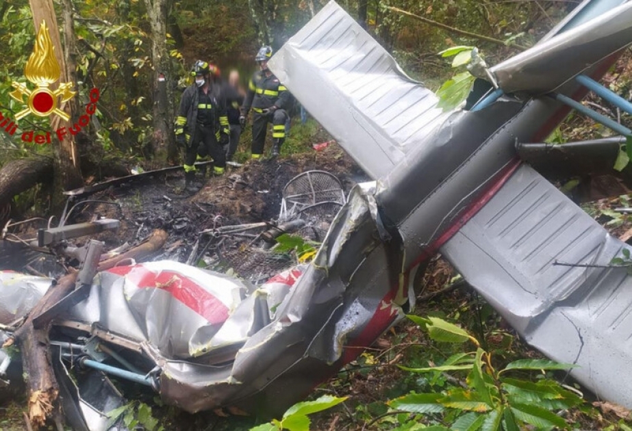 İtaliyada helikopter qəzaya uğrayıb, pilot həlak olub