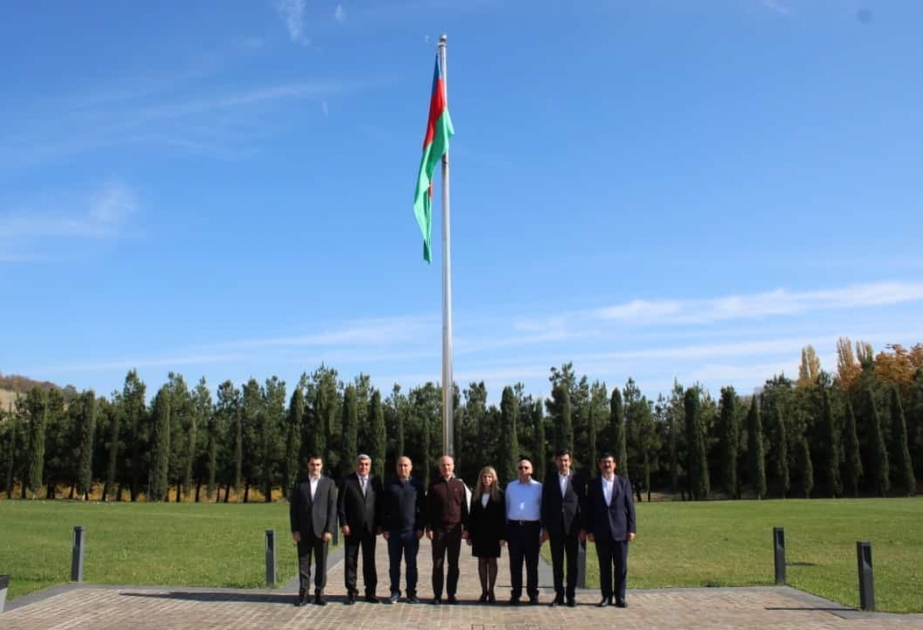 Türkiyənin Ali Təhsil Şurasının sədri Quba Soyqırımı Memorial Kompleksini ziyarət edib