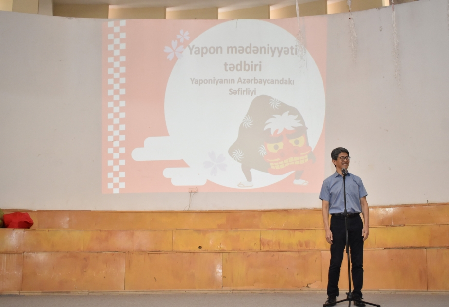 Bakıda Yaponiya mədəniyyəti, ənənəvi yapon şir rəqsi - “Şişimai” təqdim edilib