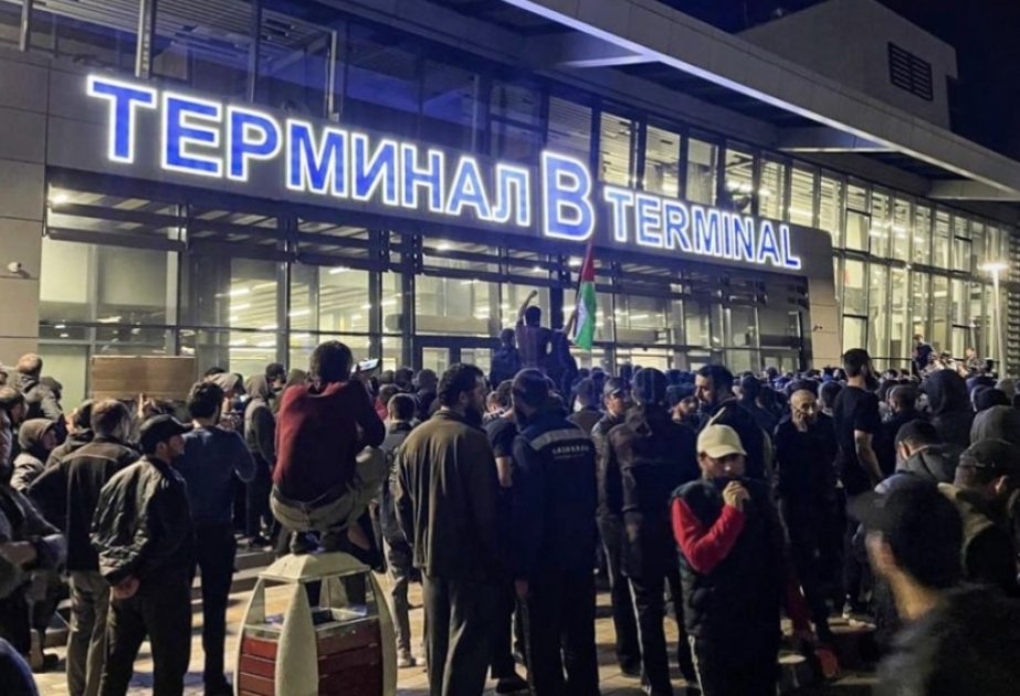 Mahaçqala aeroportu qanunsuz daxil olmuş şəxslərdən təmizlənib