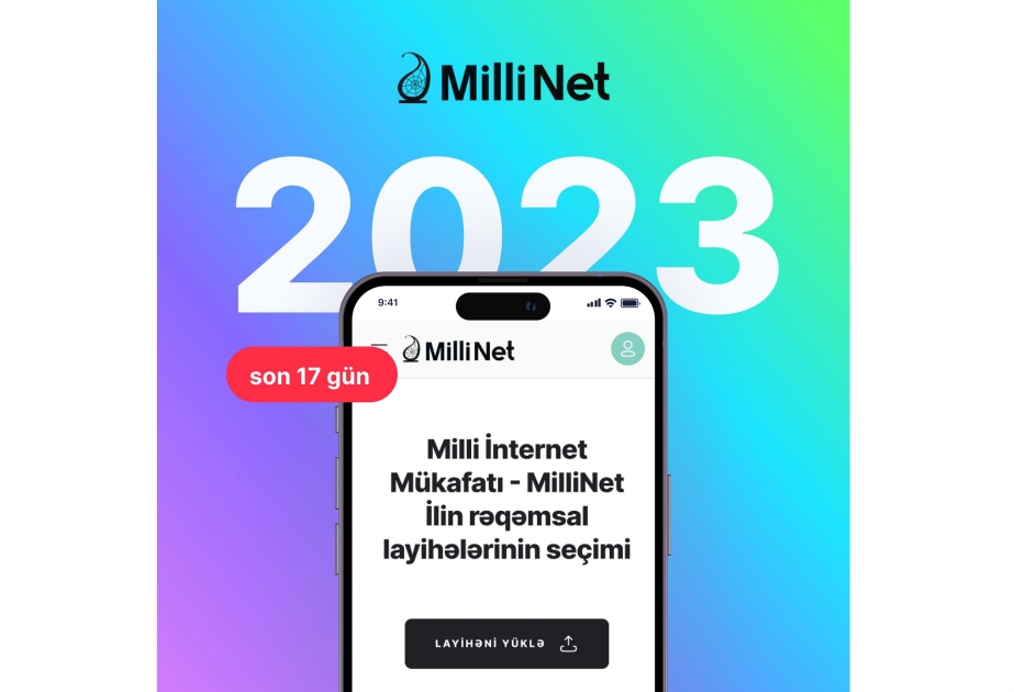 “MilliNet” müsabiqəsinə 13 nominasiya üzrə 100-dən çox resurs təqdim edilib