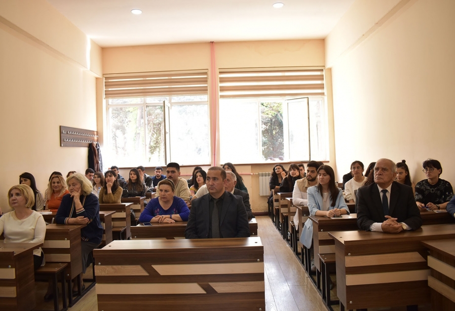 “Ekologiyanın müasir problemləri və onların həlli yolları” –  BDU-da ustad dərsi