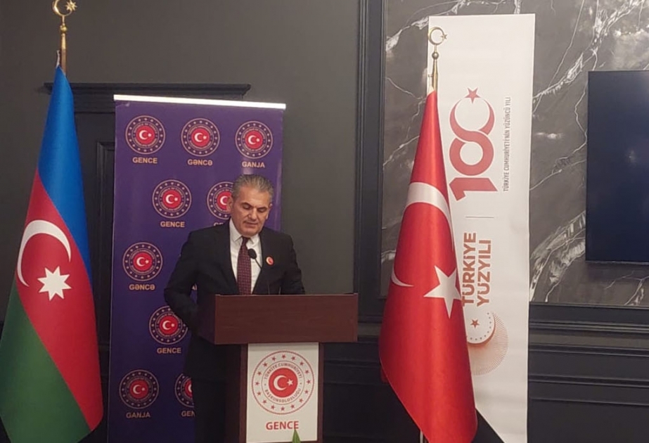 Gəncədə Türkiyə Cümhuriyyətinin 100-cü ildönümü qeyd olunub