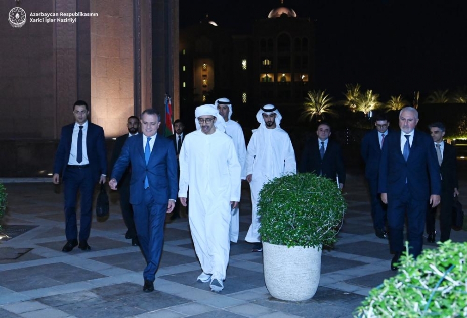 Azərbaycan və BƏƏ arasında əməkdaşlıq gündəliyi, habelə bölgədə mövcud vəziyyət müzakirə olunub