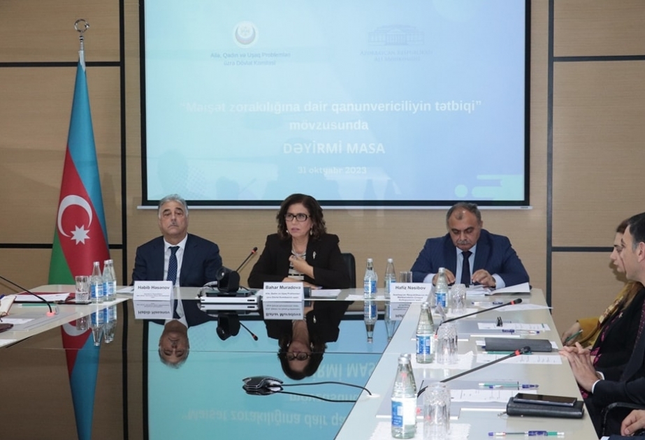 Məişət zorakılığına dair qanunvericiliyin tətbiqi ilə bağlı müzakirə aparılıb