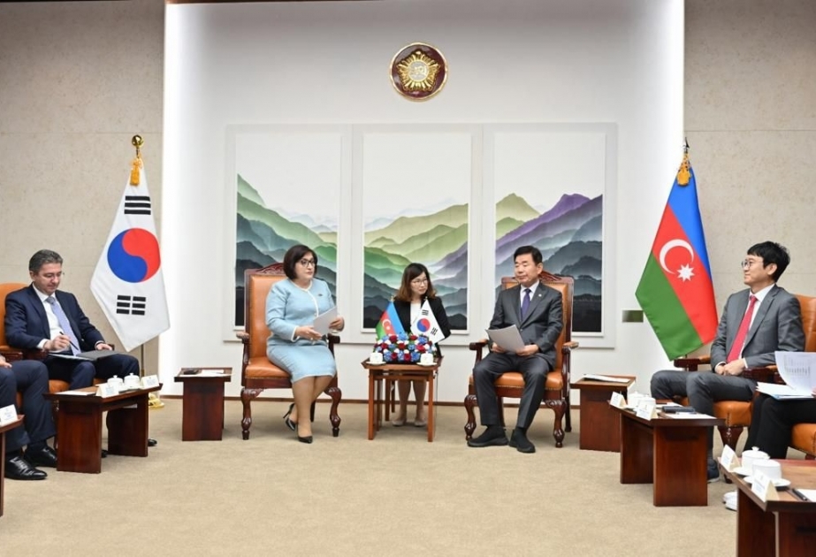 Koreya Milli Assambleyasının sədri: Azərbaycan regiona sülh gətirmək üçün böyük səylə işləyir