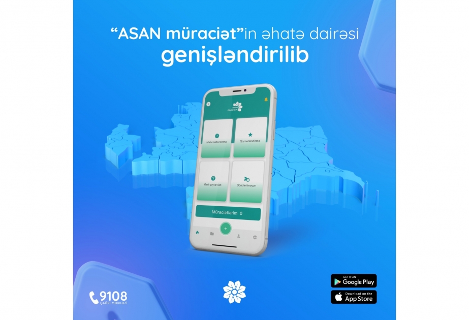 “ASAN müraciət”in əhatə dairəsi genişləndirilib