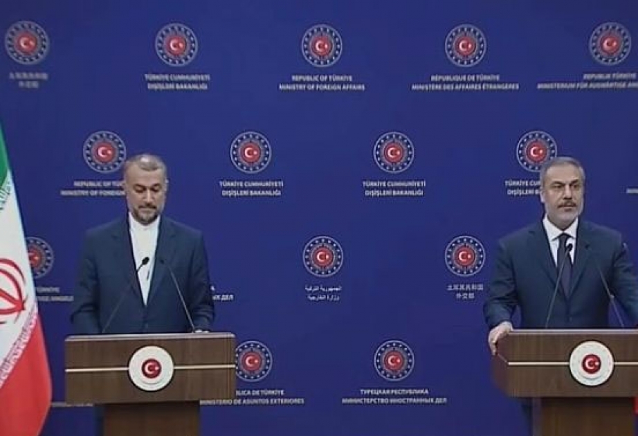 Türkiyə və İran XİN rəhbərləri mediaya birgə açıqlama veriblər