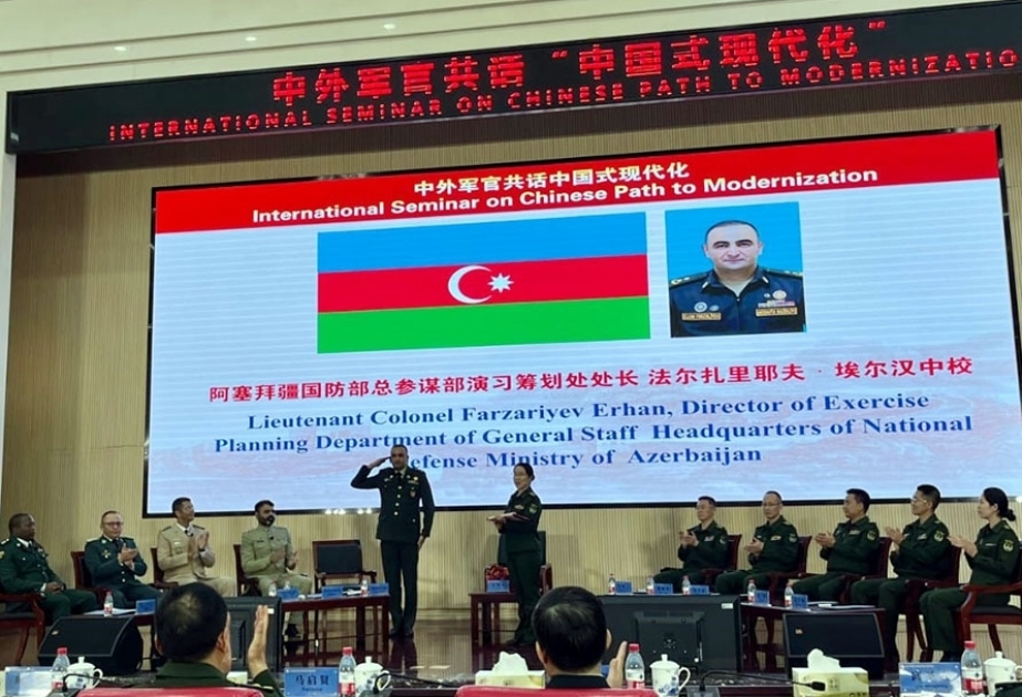 Azerbaijani Army’s serviceman awarded at international event in China