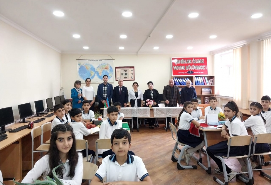 Alimlər orta məktəbdə keçirilən müsabiqədə müşahidəçi qismində iştirak ediblər