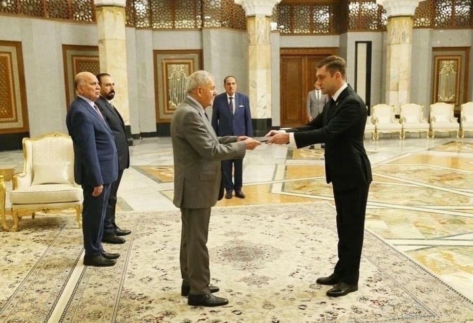 L’ambassadeur azerbaïdjanais présente ses lettres de créance au président d’Irak