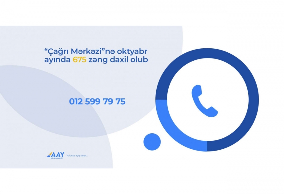 AAYDA: Ötən ay “Çağrı Mərkəzi”nə 675 zəng daxil olub