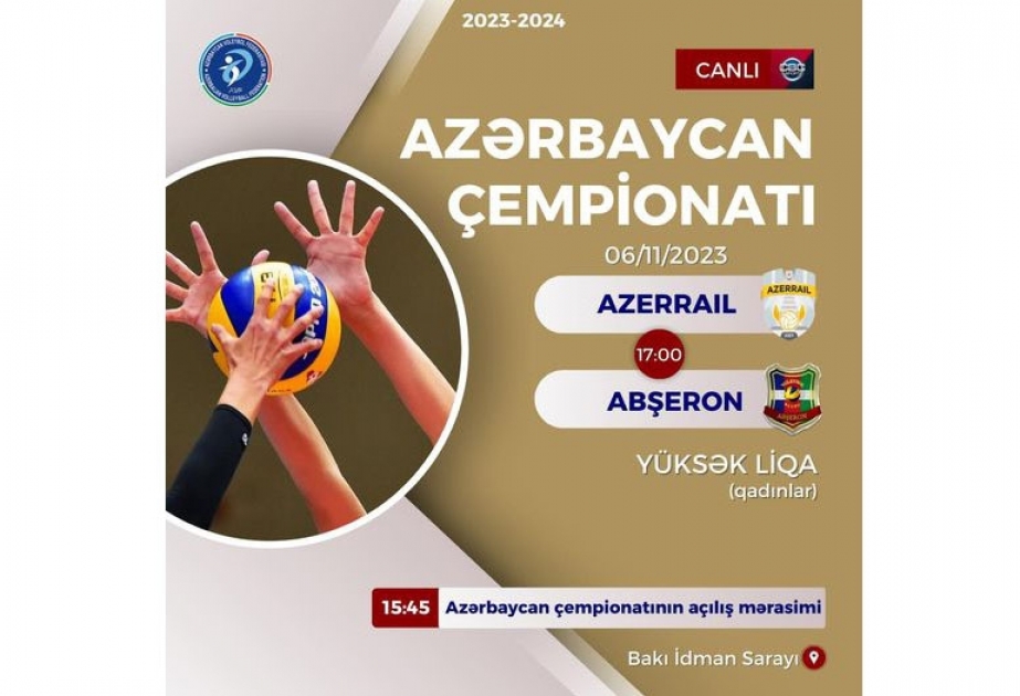 Voleybol üzrə Azərbaycan çempionatının başlama tarixi müəyyən olunub