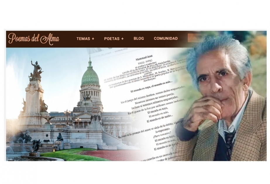 La obra de Mammad Araz en un sitio web literario de Argentina