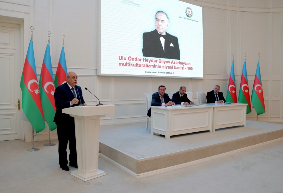 Heydər Əliyev Azərbaycan multikulturalizminin siyasi banisidir - Gəncədə tədbir