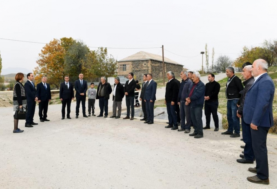 Babək rayonunun Gülşənabad kəndində yeni içməli su xətti istifadəyə verilib