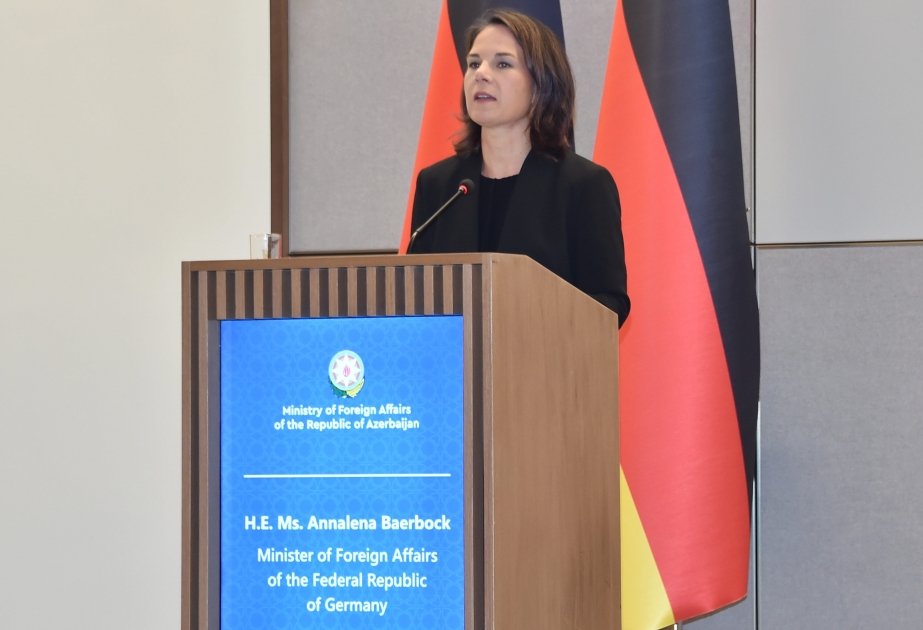Annalena Berbok: Almaniya Azərbaycana mina təhlükəsi ilə mübarizədə kömək etməyə hazırdır VİDEO