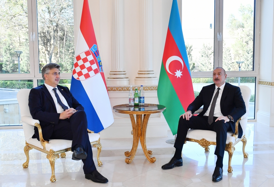 Le président azerbaïdjanais s’entretient avec le Premier ministre croate MIS A JOUR VIDEO