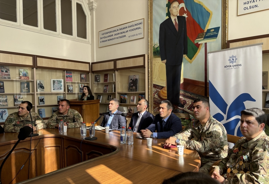 ADPU-da Vətən müharibəsi qaziləri ilə görüş keçirilib