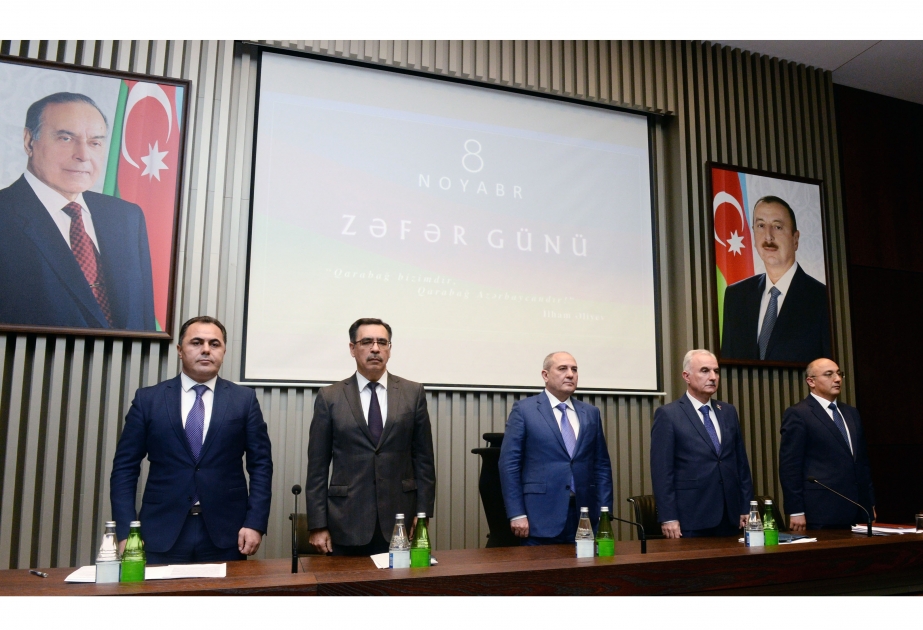 Dövlət Statistika Komitəsində Zəfər Gününə həsr olunan tədbir keçirilib