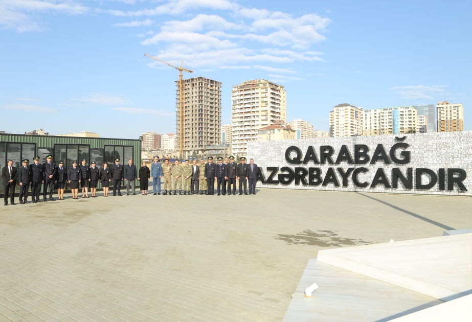 ®  Dövlət Gömrük Komitəsi Tibbi Xidmət İdarəsinin nümayəndələri Hərbi Qənimətlər Parkını ziyarət ediblər