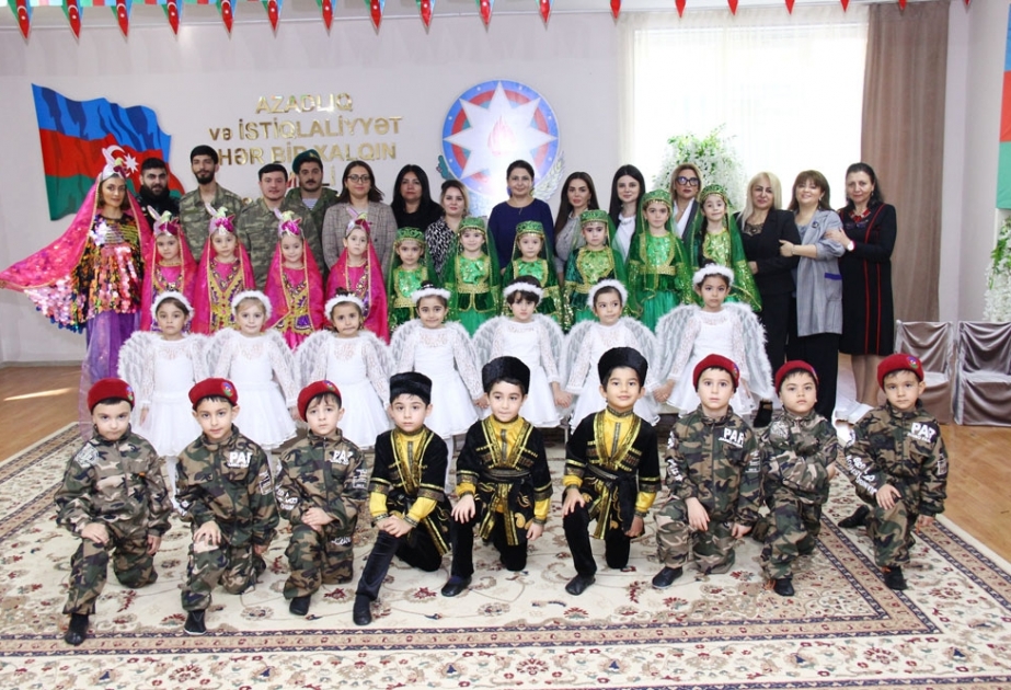 Məktəbəqədər təhsil müəssisəsində Zəfər bayramı qeyd olunub