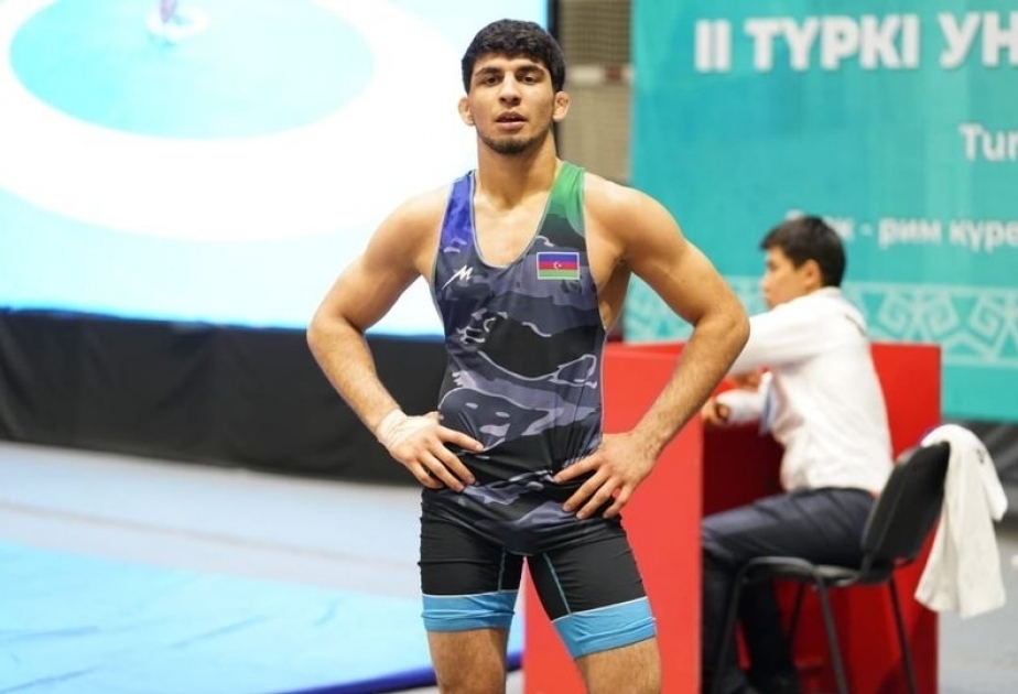 Azerbaijani freestyle wrestler claims gold in 2nd Turkic Universiade