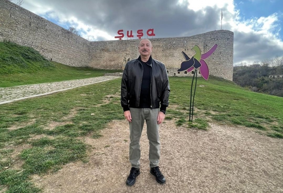 La Vicepresidenta Primera Mehriban Aliyeva compartió fotos de la ciudad de Shusha