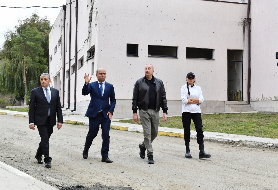 President Ilham Aliyev viewed buildings of vocational school and college in city of Shusha  VIDEO