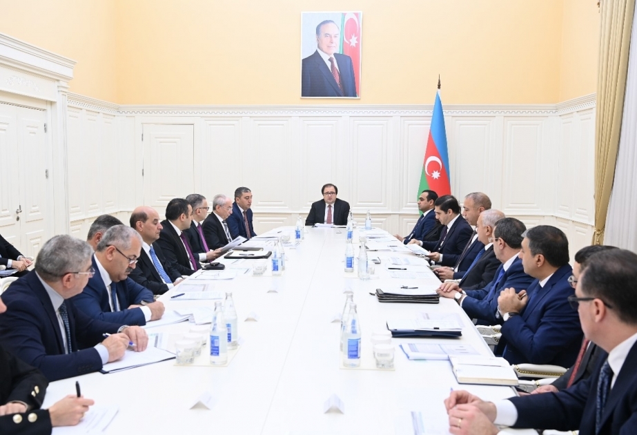В Кабинете Министров состоялось совещание, посвященное результатам проделанной работы по реализации «Стратегии социально-экономического развития Азербайджана на 2022-2026 гг.»