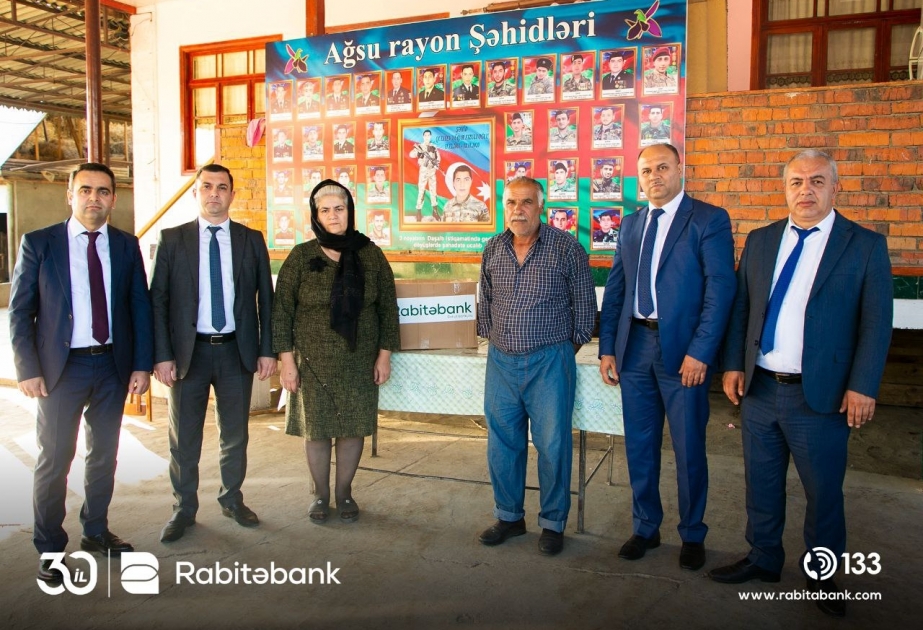 Rabitəbank şəhid ailələrinə dəstəyini davam etdirir