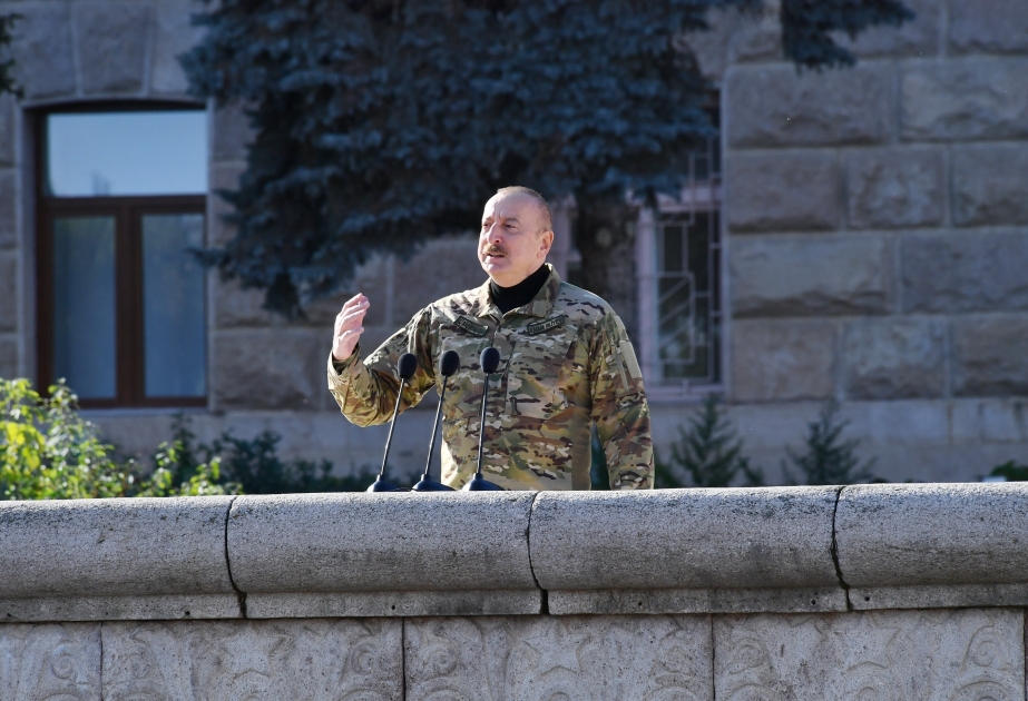 President: I promised to my people that the day would come when Azerbaijani flag will fly over all previously occupied lands, and this day has come