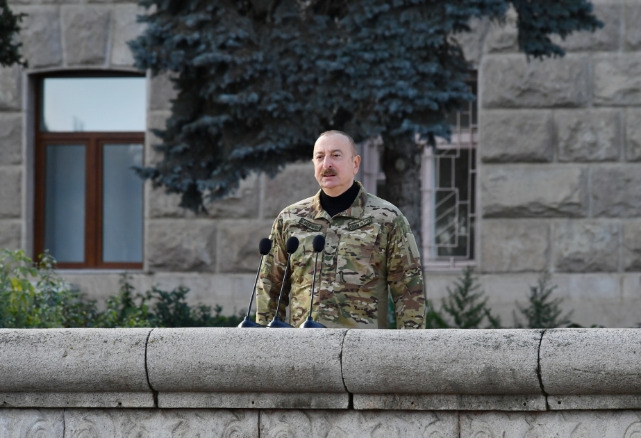 Le président de la République : Les soldats et officiers azerbaïdjanais ont fait preuve d’un véritable héroïsme sur le champ de bataille pendant 44 jours