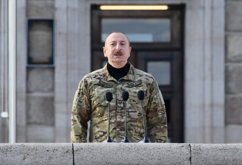 Presidente: "Los hijos de Azerbaiyán demostraron gran fuerza, profesionalidad y abnegación durante la operación de Shusha"