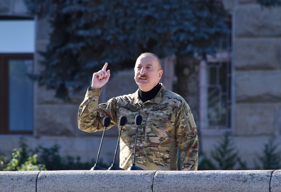 Präsident Ilham Aliyev: Es ist ein historisches Ereignis, dass Zweiter Karabach-Krieg mit vollständigem Sieg endete