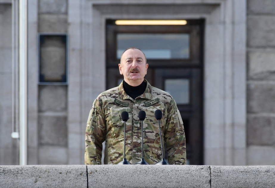 Presidente Ilham Aliyev: "En Azerbaiyán ya no habrá lugar para el separatismo"