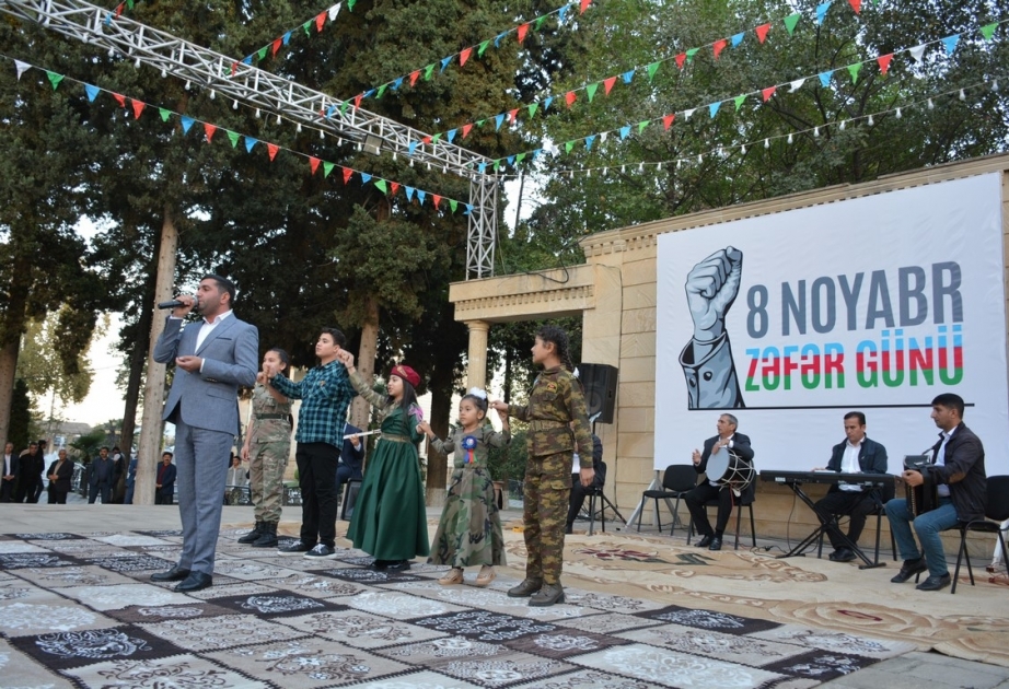 Zəfər Günü Tərtərdə silsilə tədbirlərlə qeyd edilib