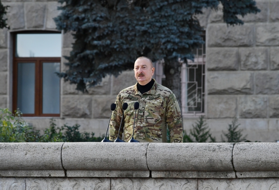 Präsident Ilham Aliyev: Farrukh, Sarybaba-Girkhgyz und andere Militäreinsätze waren Botschaften für Armenien